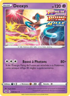 Deoxys, Poing de Fusion 120