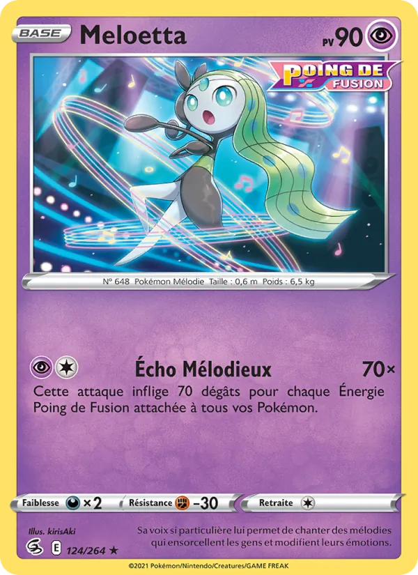 Meloetta, Poing de Fusion 124