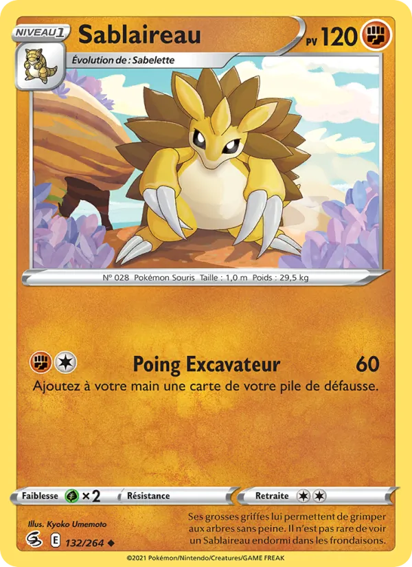 Sablaireau, Poing de Fusion 132