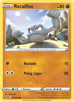 Racaillou, Poing de Fusion 135