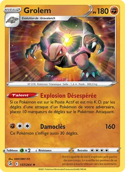 Grolem, Poing de Fusion 137