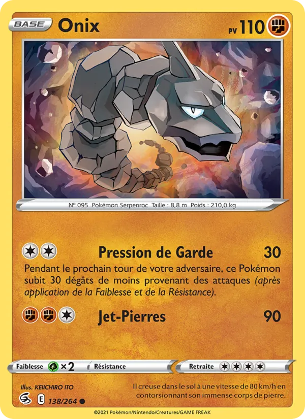 Onix, Poing de Fusion 138