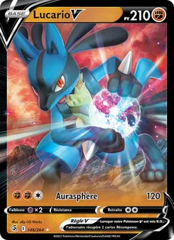 Lucario V, Poing de Fusion 146
