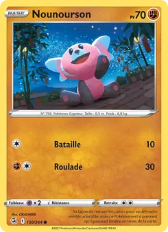 Nounourson, Poing de Fusion 150