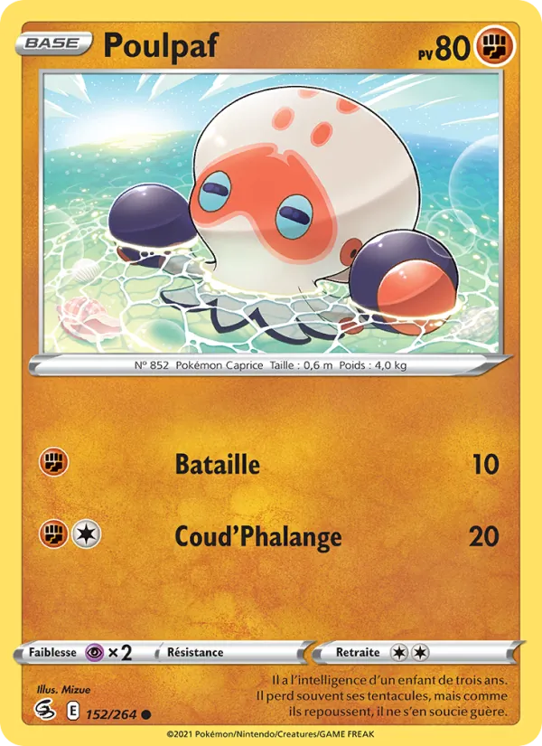 Poulpaf, Poing de Fusion 152