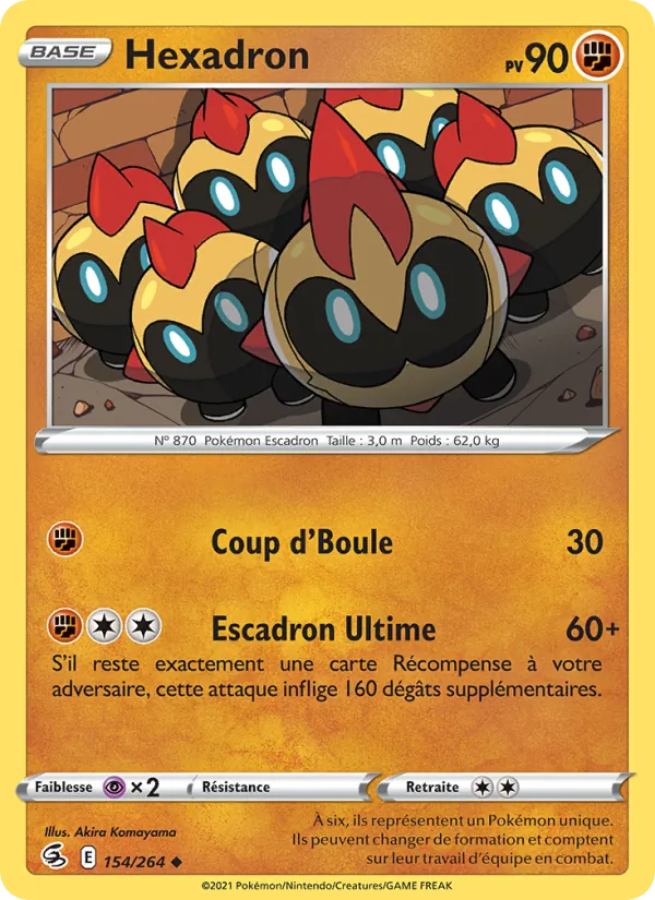 Hexadron, Poing de Fusion 154