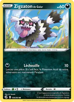 Zigzaton de Galar, Poing de Fusion 159