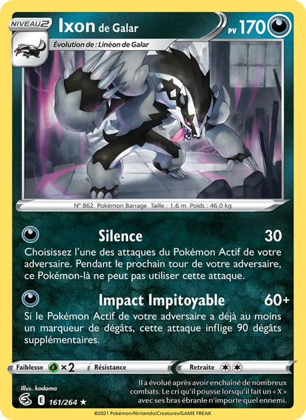 Ixon de Galar, Poing de Fusion 161