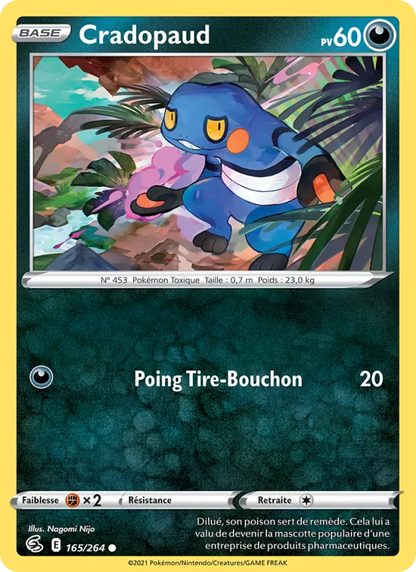 Cradopaud, Poing de Fusion 165