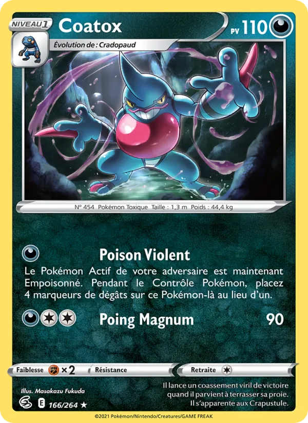 Coatox, Poing de Fusion 166