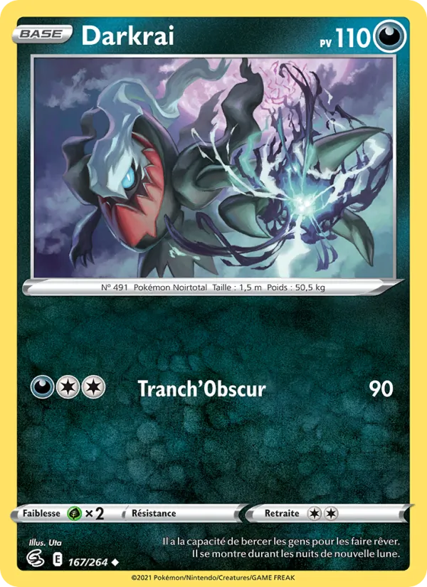 Darkrai, Poing de Fusion 167