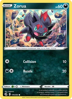Zorua, Poing de Fusion 170