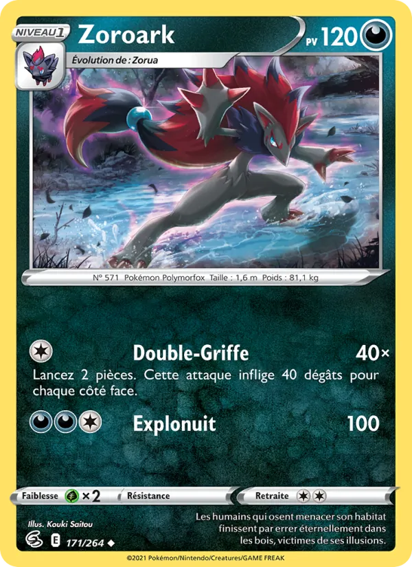 Zoroark, Poing de Fusion 171
