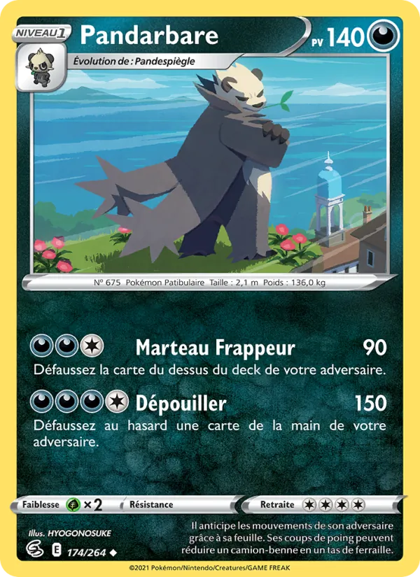 Pandarbare, Poing de Fusion 174