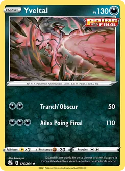 Yveltal, Poing de Fusion 175