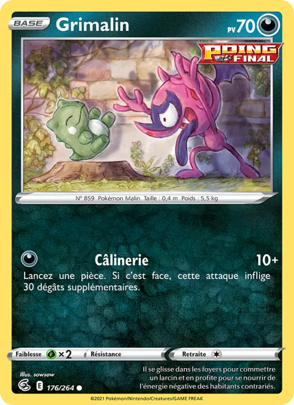 Grimalin, Poing de Fusion 176