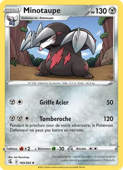 Minotaupe, Poing de Fusion 183