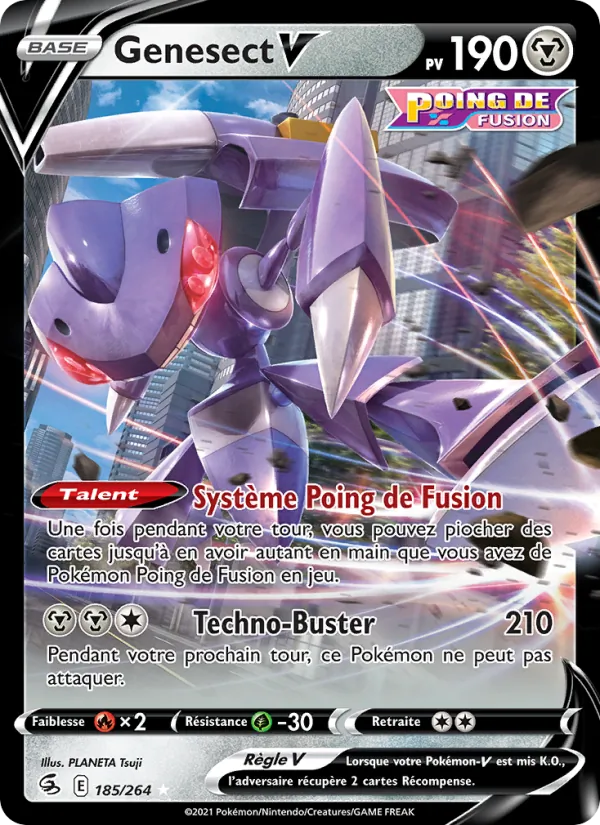 Genesect V, Poing de Fusion 185