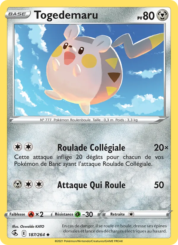 Togedemaru, Poing de Fusion 187