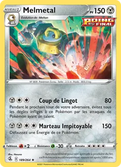 Melmetal, Poing de Fusion 189