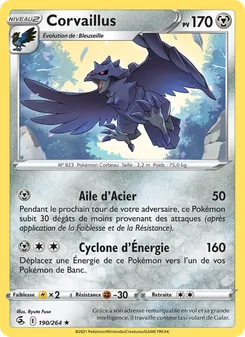 Corvaillus, Poing de Fusion 190