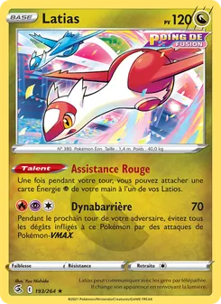 Latias, Poing de Fusion 193