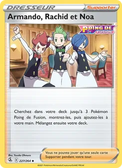 Armando, Rachid et Noa, Poing de Fusion 227