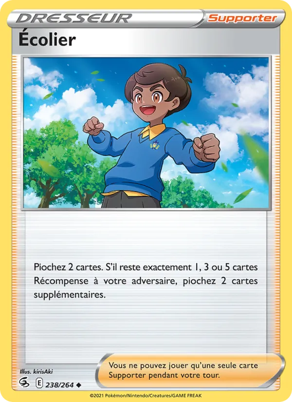 Écolier, Poing de Fusion 238