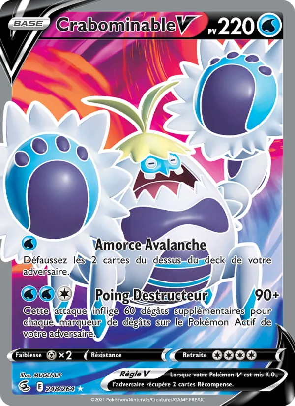 Crabominable V, Poing de Fusion 248