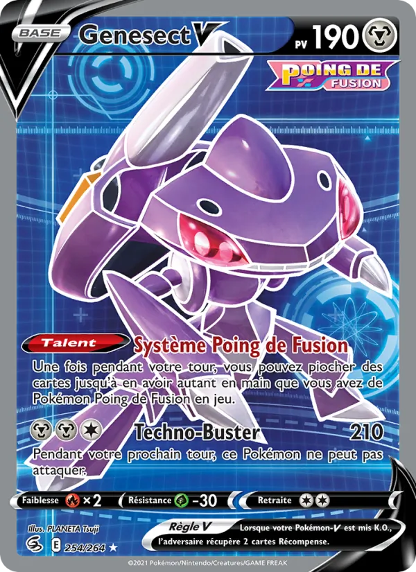 Genesect V, Poing de Fusion 254