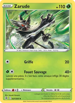 Zarude, Poing de Fusion 27