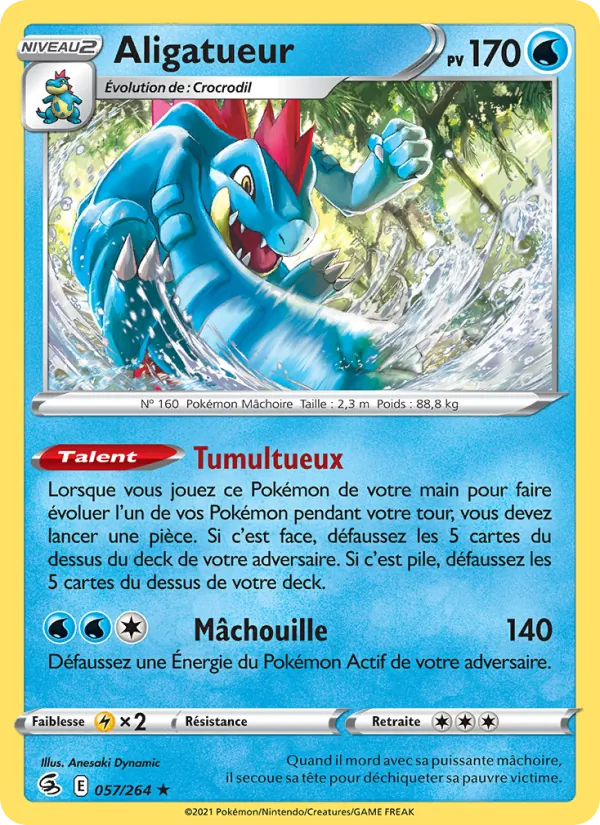 Aligatueur, Poing de Fusion 57