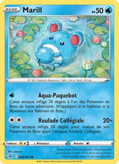 Marill, Poing de Fusion 58