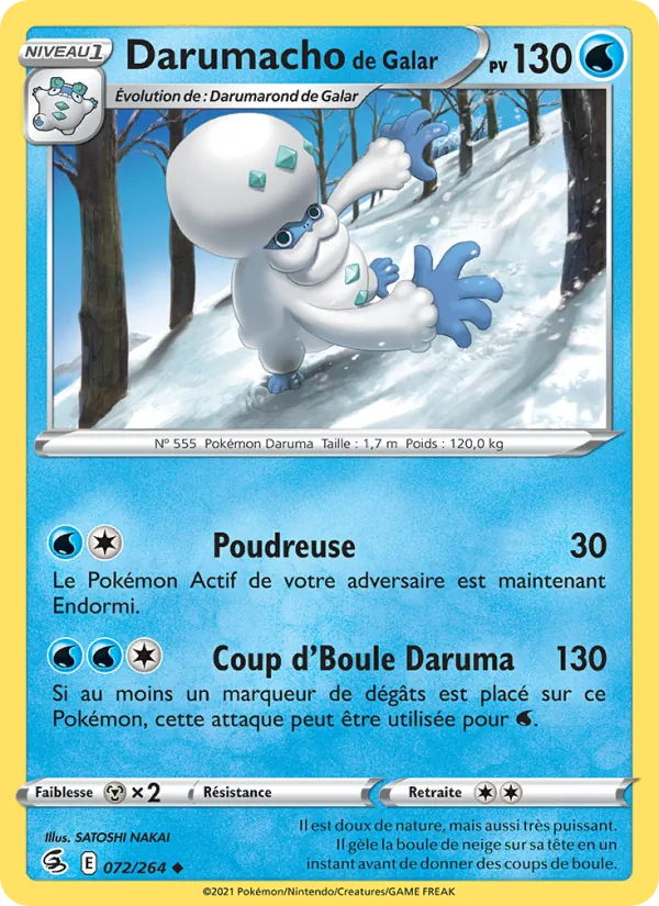 Darumacho de Galar, Poing de Fusion 72