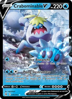 Crabominable V, Poing de Fusion 76
