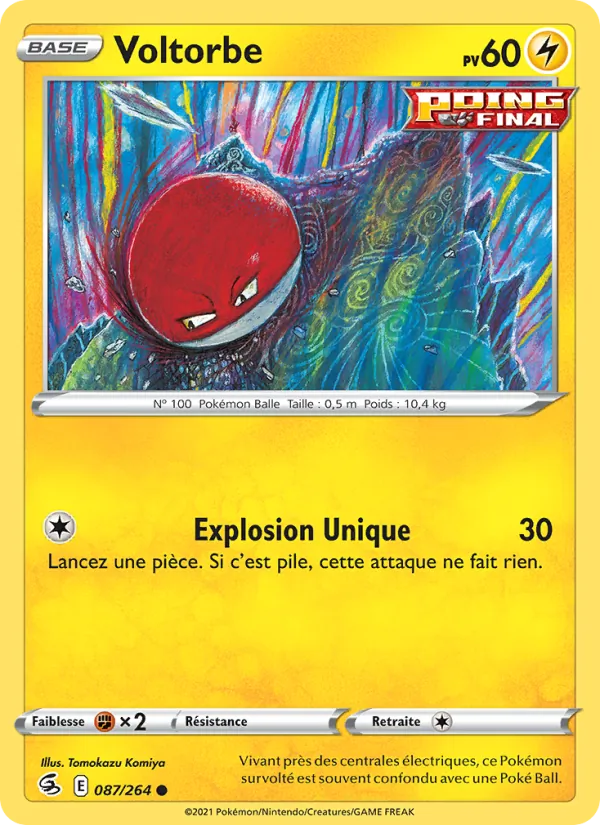 Voltorbe, Poing de Fusion 87