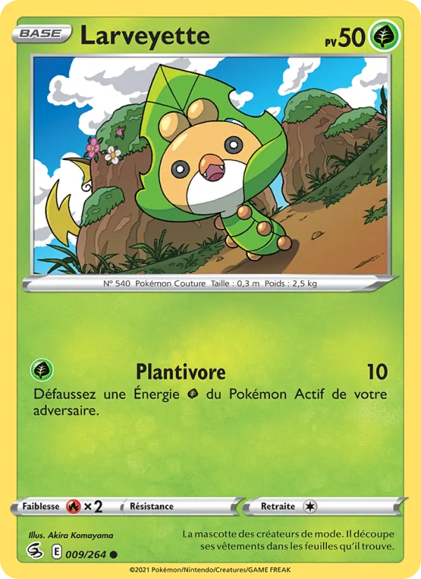 Larveyette, Poing de Fusion 9