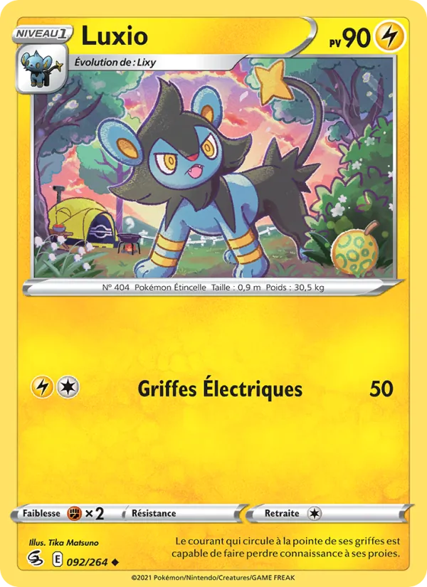 Luxio, Poing de Fusion 92