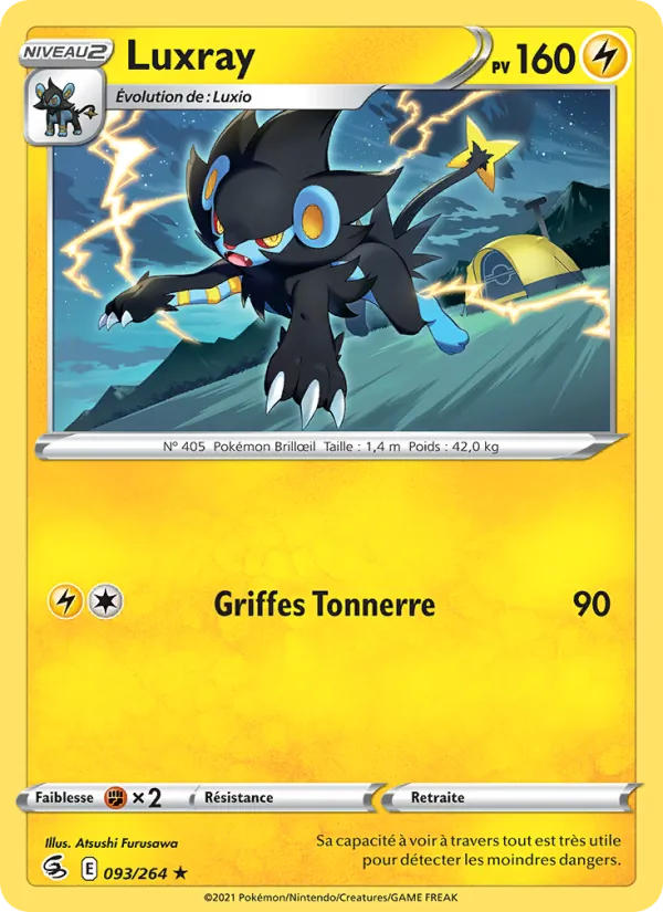 Luxray, Poing de Fusion 93