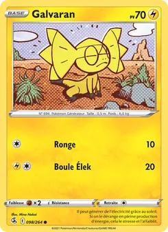 Galvaran, Poing de Fusion 98