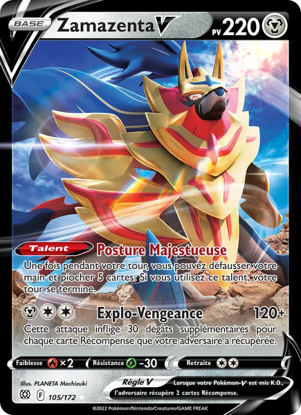 Zamazenta V, Stars Étincelantes 105