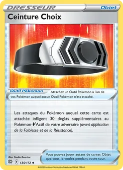 Ceinture Choix, Stars Étincelantes 135
