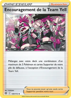 Encouragement de la Team Yell, Stars Étincelantes 149