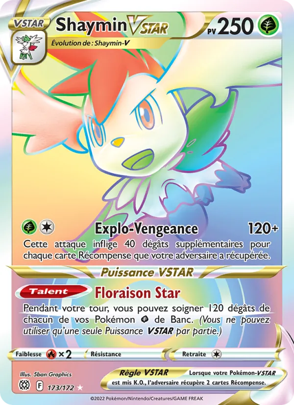 Shaymin VSTAR, Stars Étincelantes 173