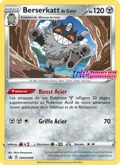 Berserkatt de Galar, Promo SWSH SWSH008