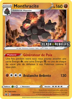Monthracite, Promo SWSH SWSH024