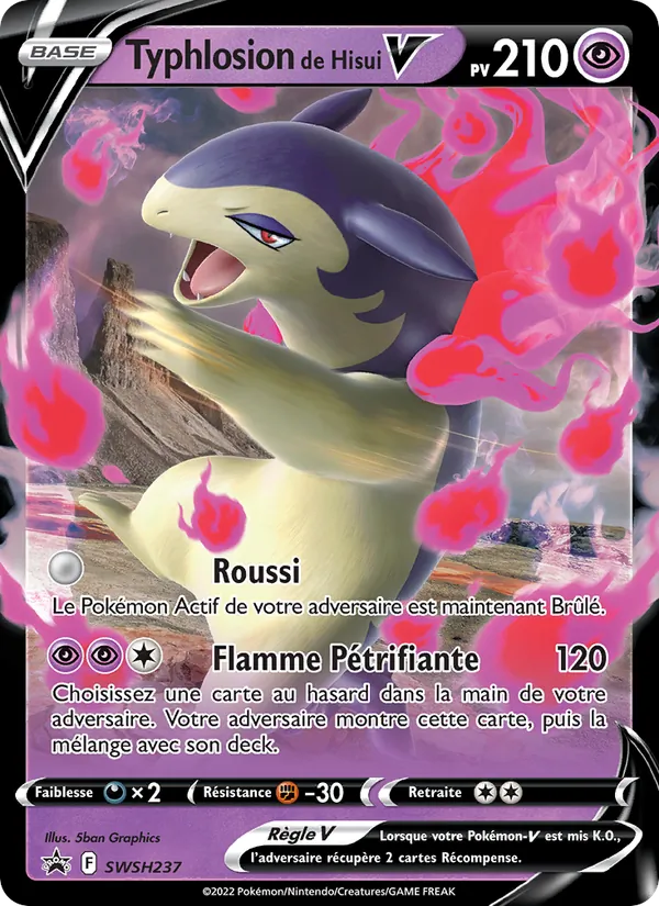 Typhlosion de Hisui V, Promo SWSH SWSH237