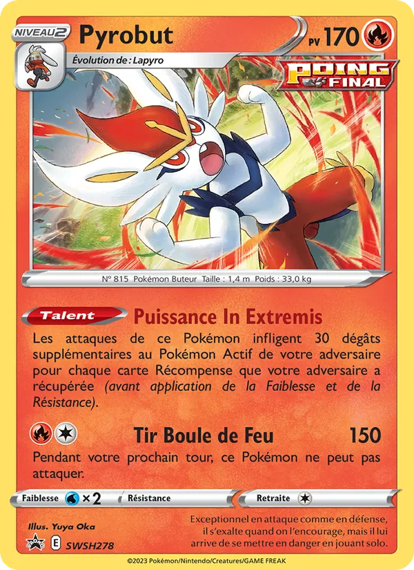 Pyrobut, Promo SWSH SWSH278