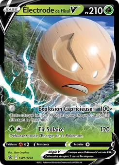 Électrode de Hisui V, Promo SWSH SWSH294