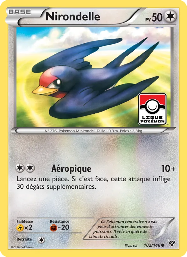 Nirondelle, XY 102